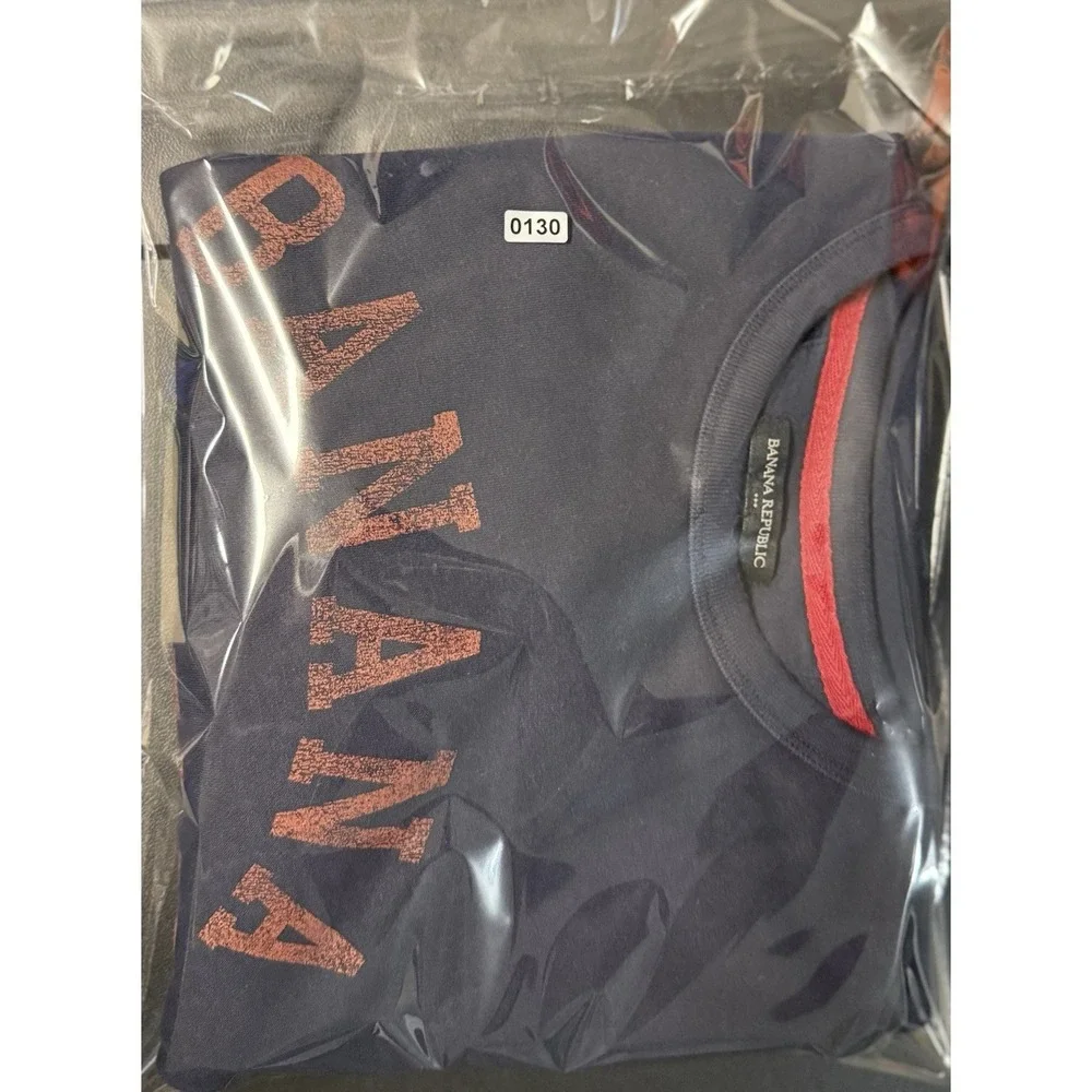 Banana Republic 1978 Crewneck Sweatshirt Navy Blue XL Tall